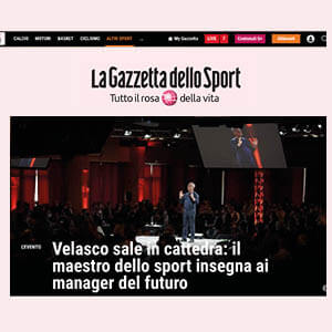 Gazzetta dello sport Velasco